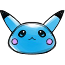 Blue Pikachu - logo
