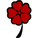 Red Flower - logo